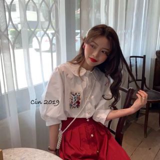 [GIÁ HỦY DIỆT] SÉT ÁO SƠ MI CHÂN VÁY HÓT HÍT