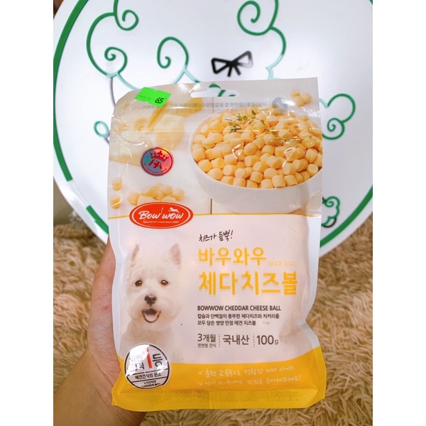 Phô Mai Viên mềm Bow Wow 100g