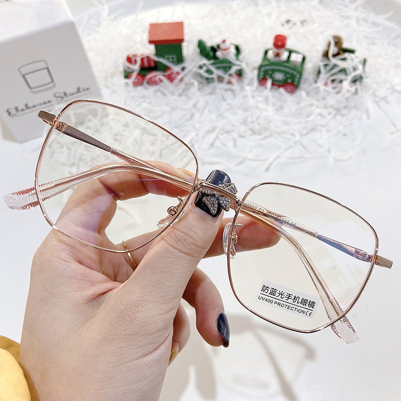 Mắt Kính Gọng Vuông Chống Ánh Sáng Xanh Cho Điện Thoạijz5502