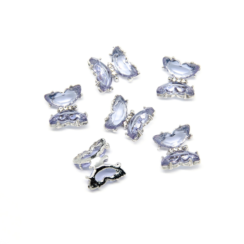 [Hàng mới về] Đá Hình Bướm 3D Trang Trí Móng Tay Nghệ Thuật