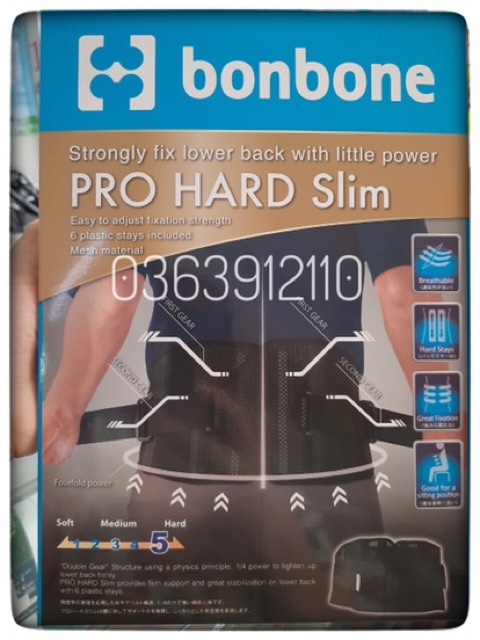Đai lưng Bonbone hỗ trợ cột sống, thoát vị địa đệm