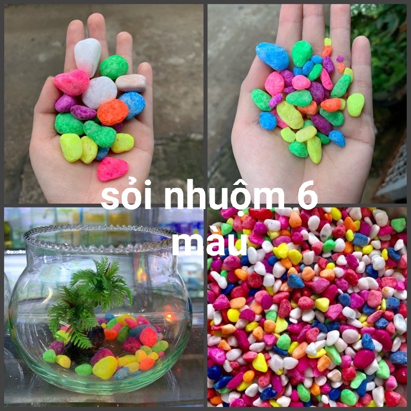 Nhiều màu - Nhiều size ] Đá sỏi trang trí sân vườn , hồ cá, HỒ THỦY SINH, BỂ CÁ