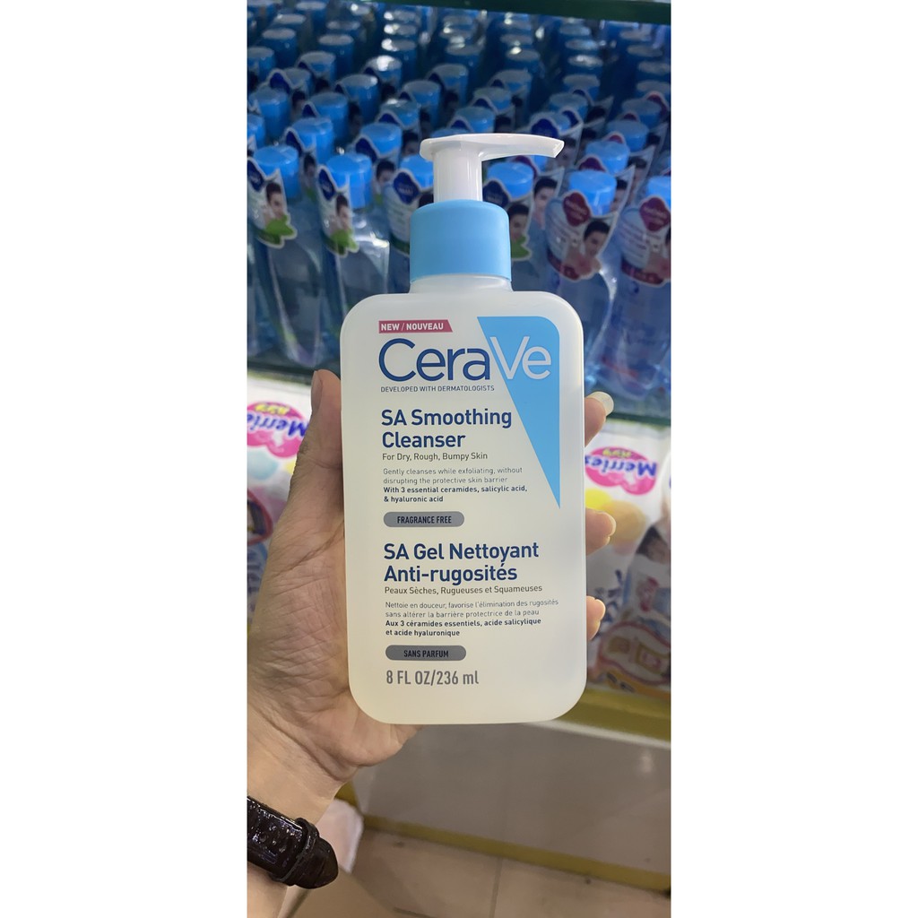 Sữa rửa mặt Cerave SA Smoothing Cleanser (236ml)