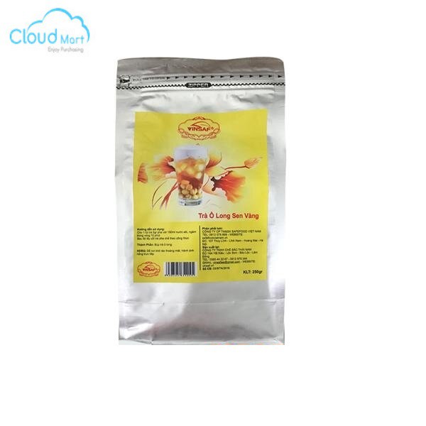 Trà Olong sen vàng vinsaf túi lọc 250g - Nguyên Liệu Pha Chế - Cloudmart - Nguyên liệu trà sữa