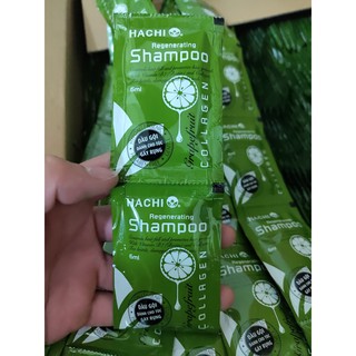 [HACHI] DẦU GỘI BƯỞI DÀNH CHO TÓC GÃY RỤNG DÂY 12 GÓI 6ML