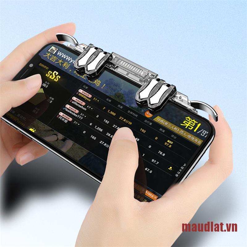 Maudlat Mobile Trigger Gamepad Controller Touch Button Shooter Grip Trigger Aim