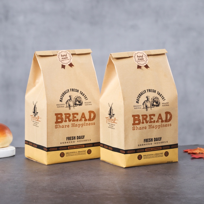 Set 50 túi đựng bánh mì hoa cúc bread dọc và ngàng - Bếp Bánh Thyna