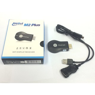 Thiết bị HDMI không dây AnyCast M2 Plus truyền dữ liệu từ điện thoại lên TV