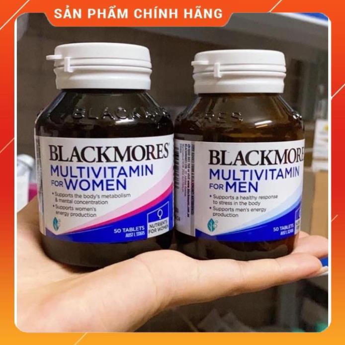 Vitamin tổng hợp nữ multivitamin Blackmores for women 50 viên Úc mẫu mới 2021