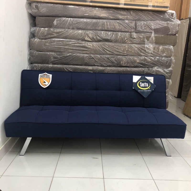 Sofa giường đa năng màu xanh navi 1m7