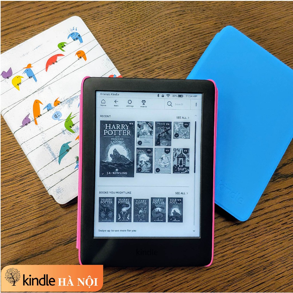 Máy đọc sách Kindle Basic 2019 (10th) (phiên bản kèm cover chính hãng) bộ nhớ 8GB, tài khoản Amazon miễn phí 1 năm | WebRaoVat - webraovat.net.vn