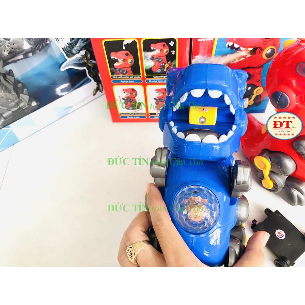 ĐỒ CHƠI KHỦNG LONG BABY CHẠY PIN PHUN KHÓI ĐÈN 3D