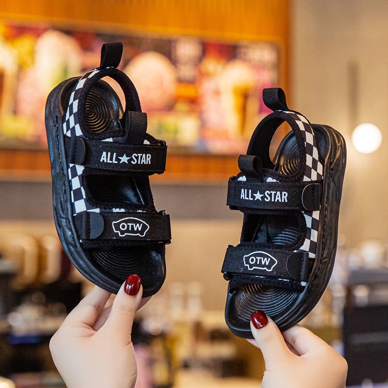 Sandal Thiết Kế Mới Năng Động Thời Trang Dành Cho Bé Trai Từ 6-12 Tuổi