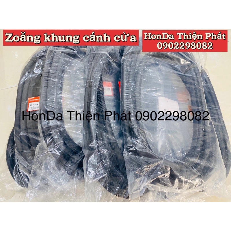 Zoăng / Gioăng khung cánh cửa Civic 2006-2011. Crv 2007-2012. City 2008-2020 màu đen