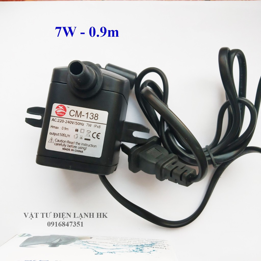 Bơm chìm mini 4W 7W 16W 18W 25W - 220V quạt điều hoà hơi nước - bể cá thủy cảnh Too Simple