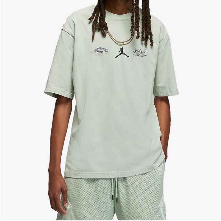 Áo Thun Tay Ngắn Thêu Hình Sau Lưng 100% AuthenticNike AirJordan DM1445-126-017