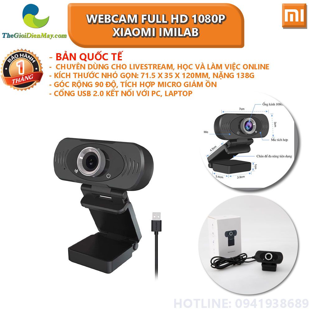 Webcam Imilab FullHD 1080p CMSXJ22A Quốc Tế | BigBuy360 - bigbuy360.vn