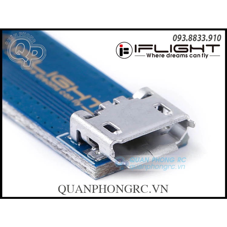 IFlight Bảng Mạch Chuyển Đổi 90 Độ Micro USB Adjustment Extension Board