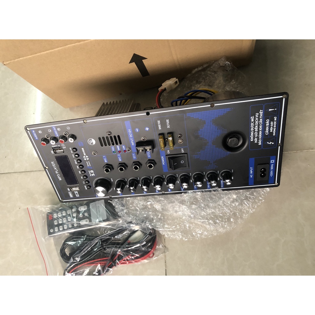 Mạch loa kéo 4 tất đôi có Reverb