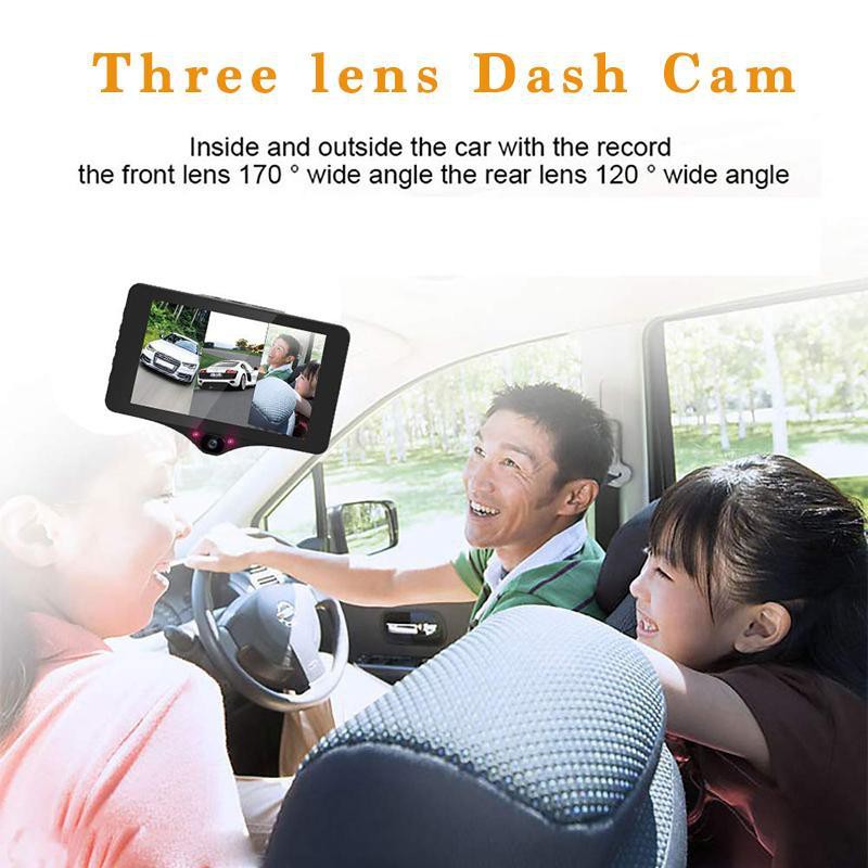 Máy quay hành trình mini ghi hình kênh kép 1080p HD 2.45" | BigBuy360 - bigbuy360.vn