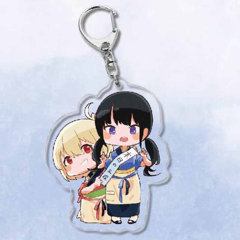 Móc Chìa Khóa Bằng Acrylic Hình Lycoris Recoil Anime Hoa Dễ Thương