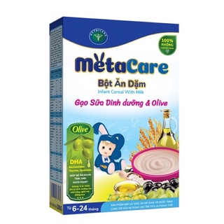 Bột ăn dặm  dinh duõng nutricare metacare 200g cho bé từ 4 tháng, 6 tháng trở lên