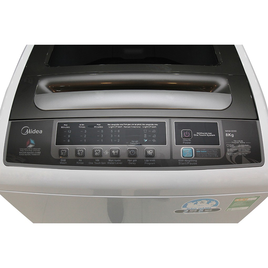 Máy giặt Midea 8 kg MAM-8006