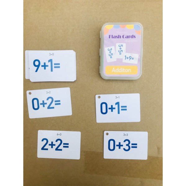 Đồ chơi toán học - Flash Card Học Toán Cho Bé Với Các Phép Tính: Cộng, Trừ, Nhân, Chia, Chữ Số - Dreamworld