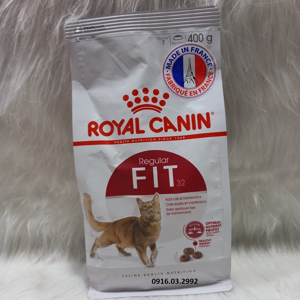 Thức ăn cho mèo trưởng thành Royal canin Fit 32 400gr