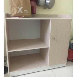 Tủ lò vi sóng 1 cánh nhựa đài loan vân gỗ nhạt 80x86x40(TPHCM)