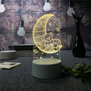 Quà giáng sinh 🎁🌲đèn sáng tạo led 3D