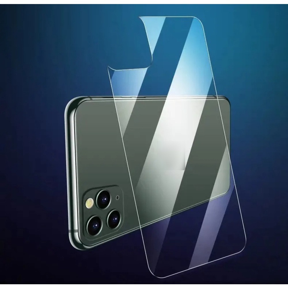 Kính cường lực HD trong suốt bảo vệ mặt sau thích hợp cho IPhone 11 12 13 Pro Max 7 8plus X Xs Xr Max