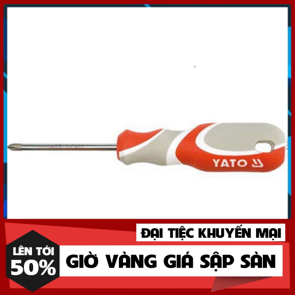 [ Dụng Cụ Số Pro ]. Đồ Nghề Yato Balan. TUA VÍT ĐẦU 4 CẠNH CÓ NAM CHÂM YATO YT-2640