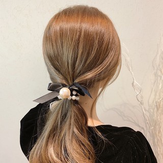 Dây buộc tóc cột tóc nơ đính hạt xinh xắn❤️Freeship