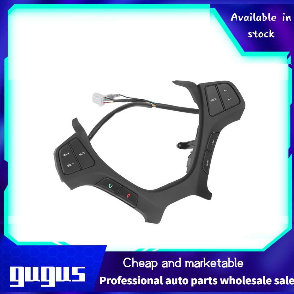 👍Hàng HOT Nút điều khiển vô lăng xe hơi màu đen thay thế đa năng cho HYUDNAI I10 2014‐2017 Khiển vô lăng xe hyundai Grand i10 có kèm cuộn cáp