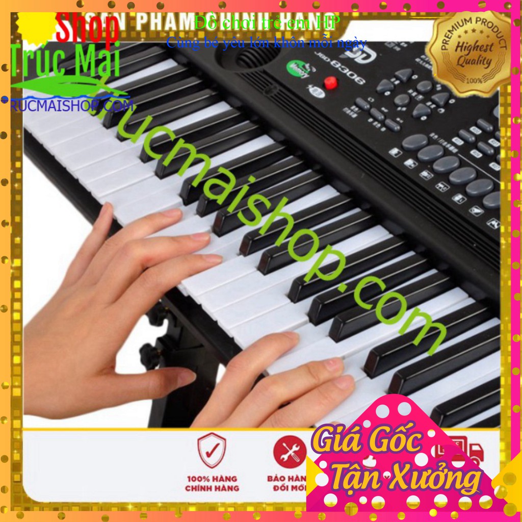 [ Loại Cao Cấp] đàn cho bé Đàn Piano Đàn Điện Tử 61 Phím Kèm mic Cho Bé Đàn Organ