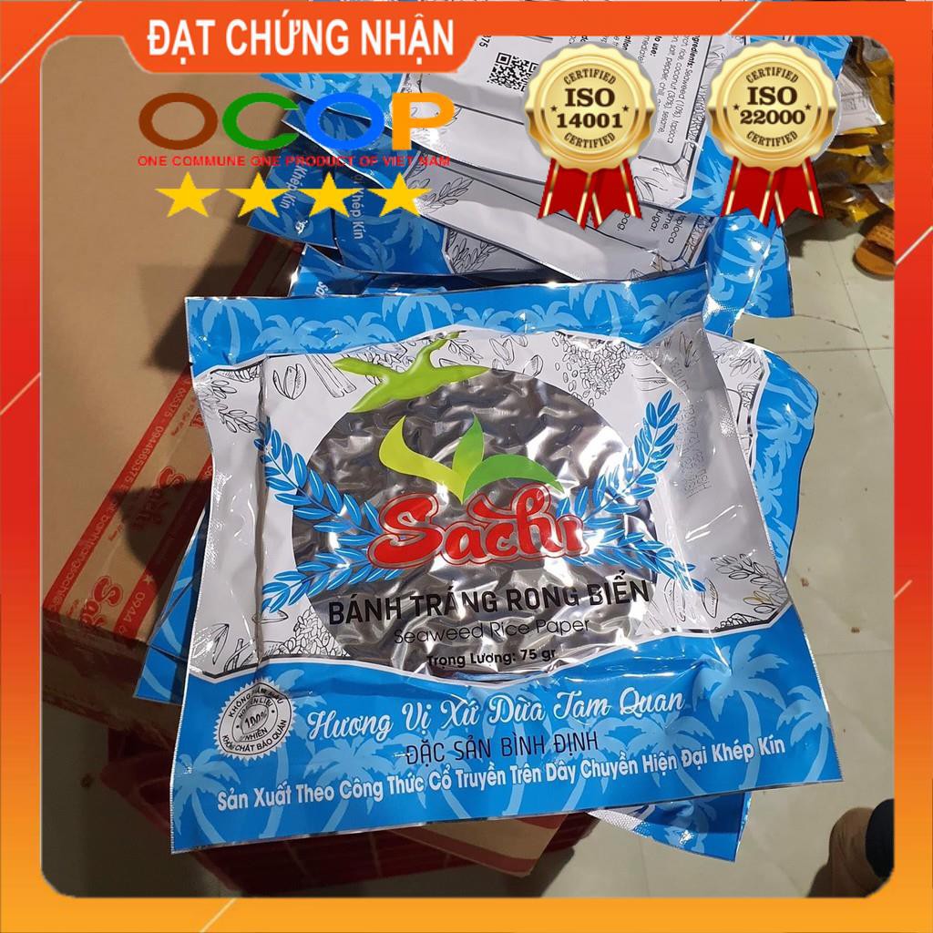 Bánh Tráng Rong Biển Nướng Sẵn Sachi 🌟Bì Loại 60Gram🌟Bánh Tráng Sachi🌟