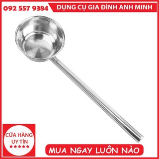 Gáo múc nước lèo inox 304 dùng trong nhà bếp chất lượng