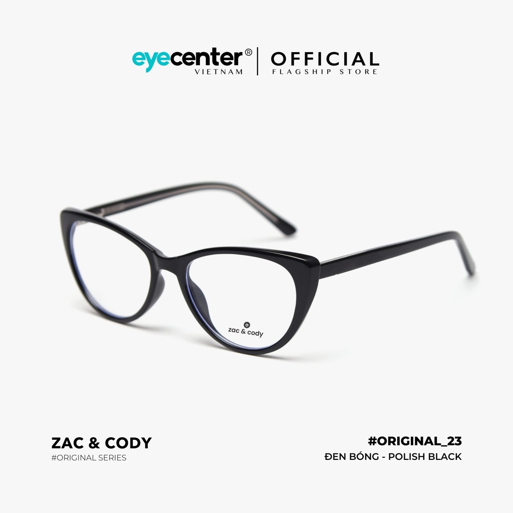 Gọng kính nữ chính hãng Hàn Quốc ZAC & CODY B23S lõi thép chống gãy cao cấp Hàn Quốc nhập khẩu by Eye Center Vietnam