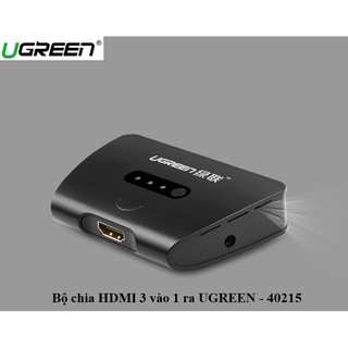 Bộ chuyển hdmi 3 vào 1 ra ugreen ug - 40215