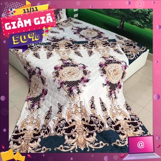 Set 5 món chăn hè ga gối mẫu Hoàng Gia Trắng, Mẫu mới nhất vừa được cập nhật