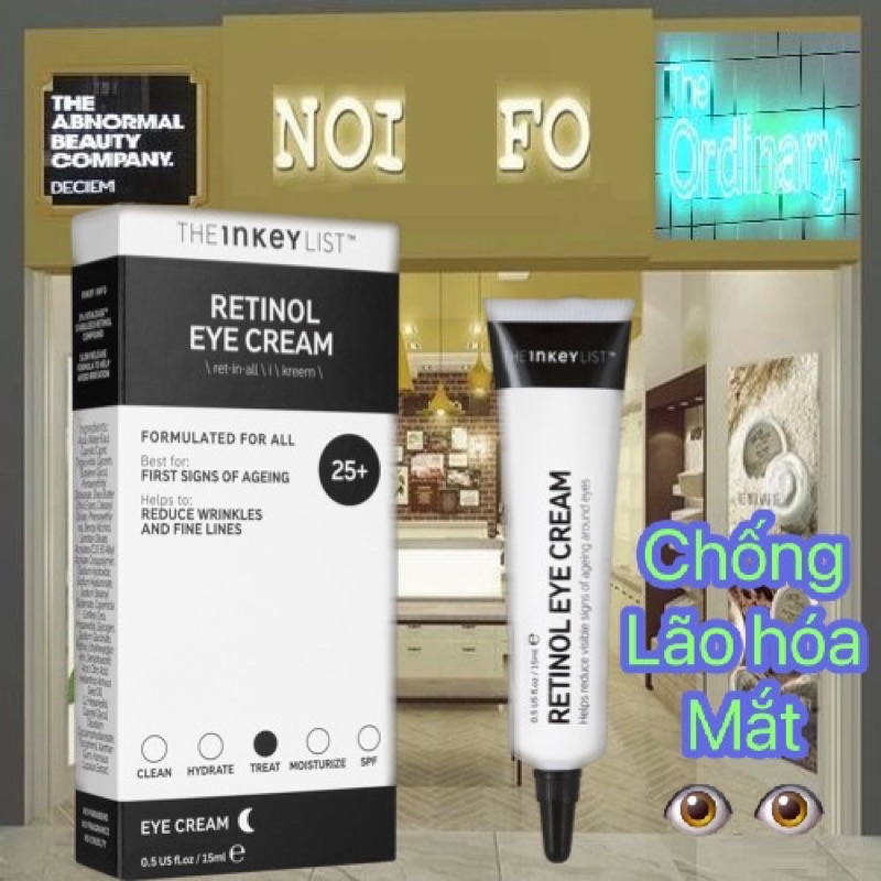 Kem mắt chống lão hóa Retinol Eye Cream