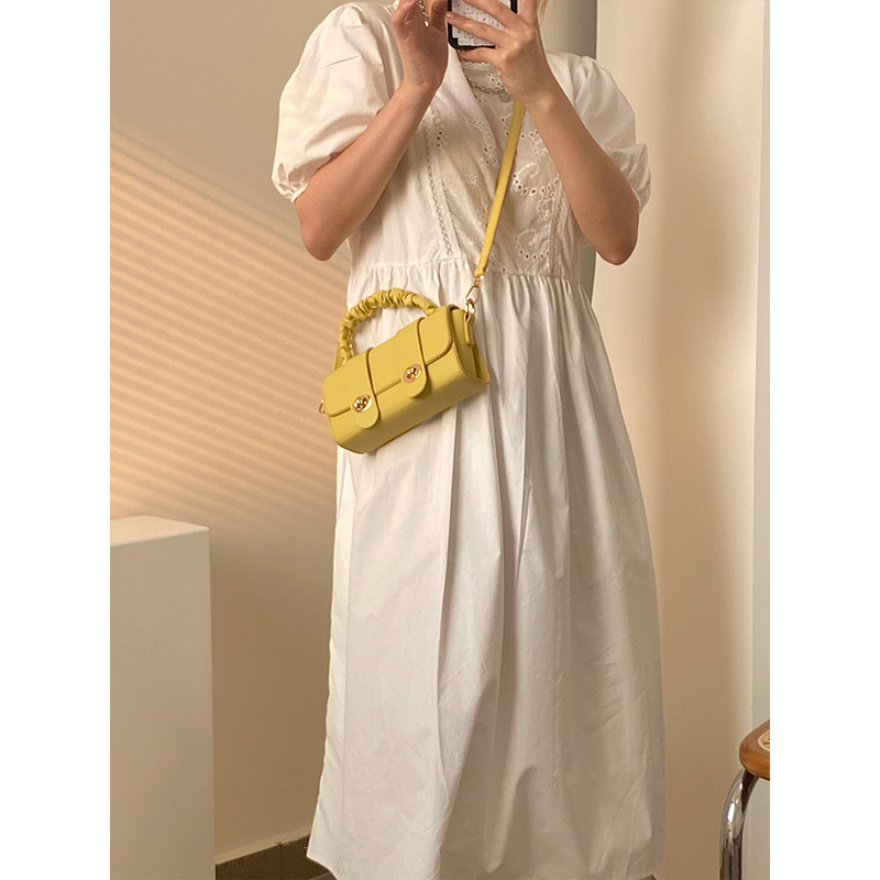 Túi Xách Dáng Vuông Màu Trơn Thời Trang 2021 Cho Nữ