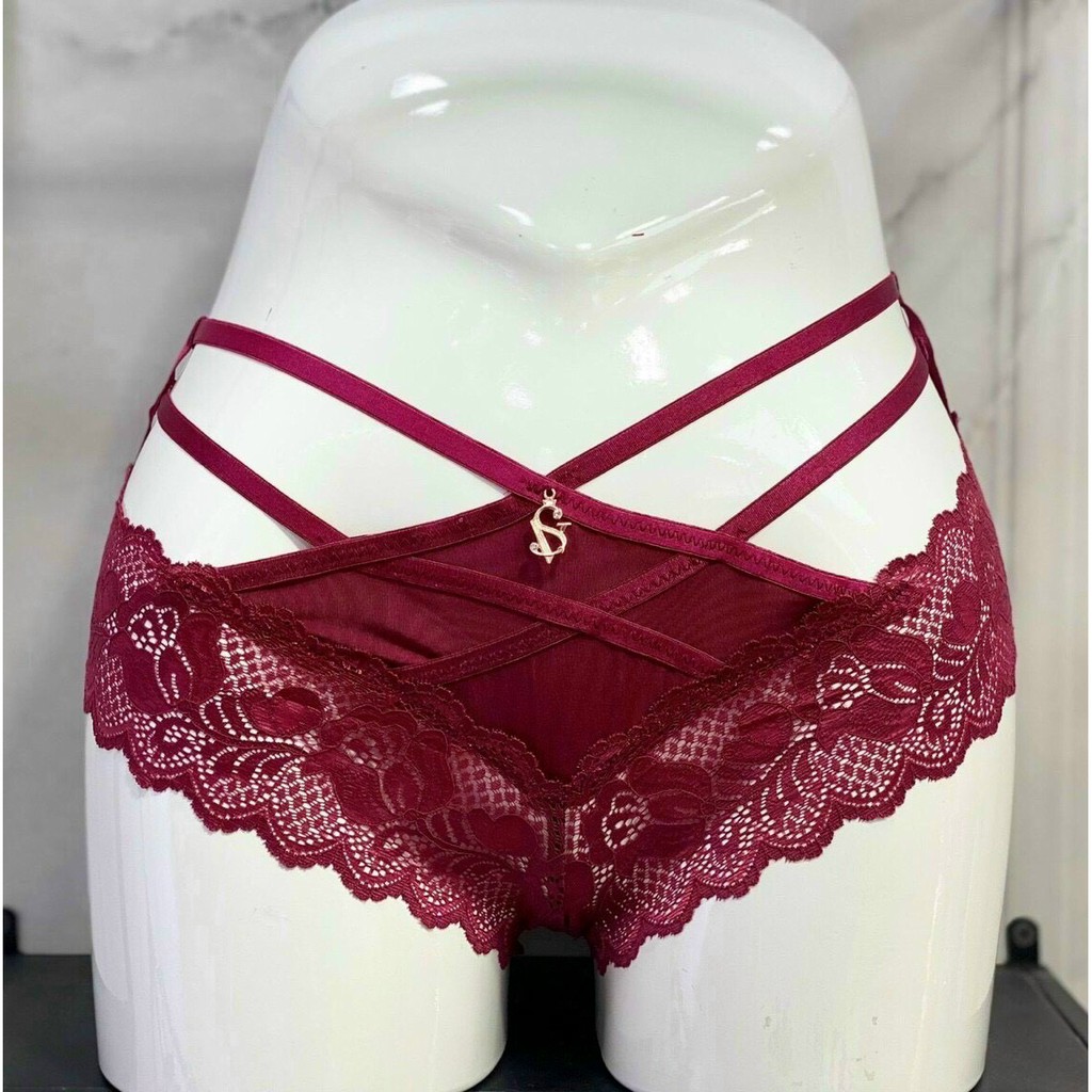 Quần lót lọt khe ren 4 dây chéo