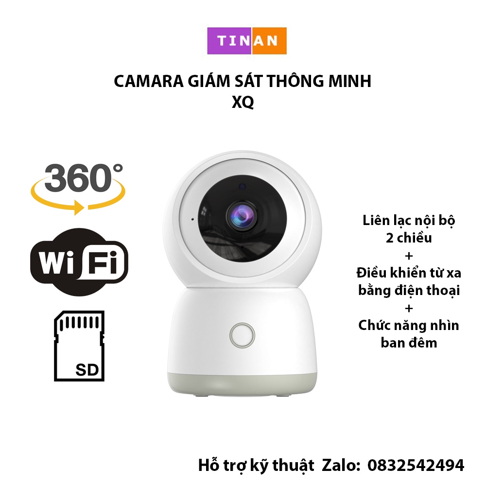 [Mã 154ELSALE2 giảm 7% đơn 300K] Camara Wifi Giám Sát Thông Minh XQ, Liên Lạc Nội Bộ 2 Chiều