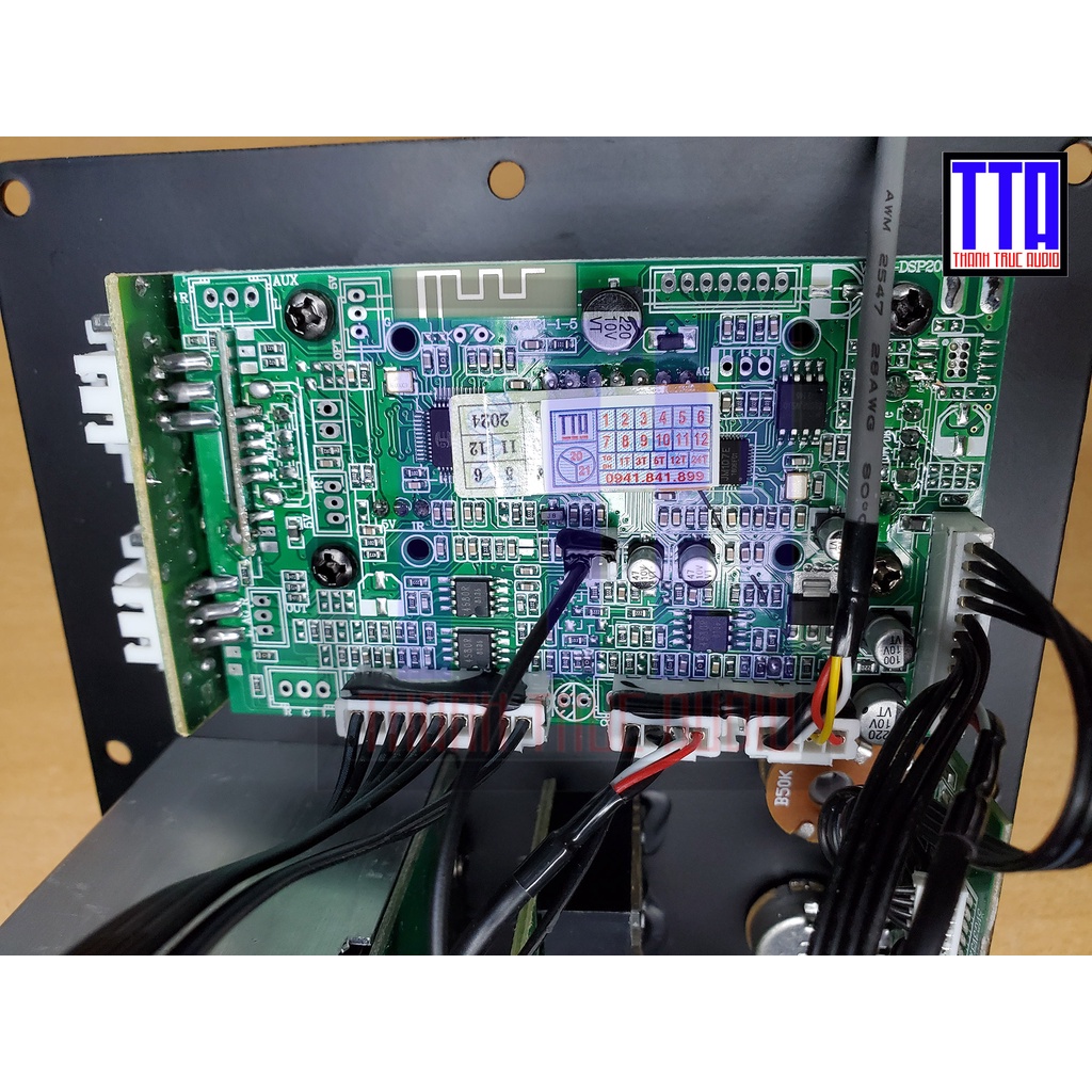 Bo mạch loa kéo - reverb DSP - T15DSP - 4 tấc đơn - 3 tấc đơn