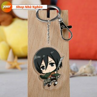Móc khóa mica anime Attack on Titan