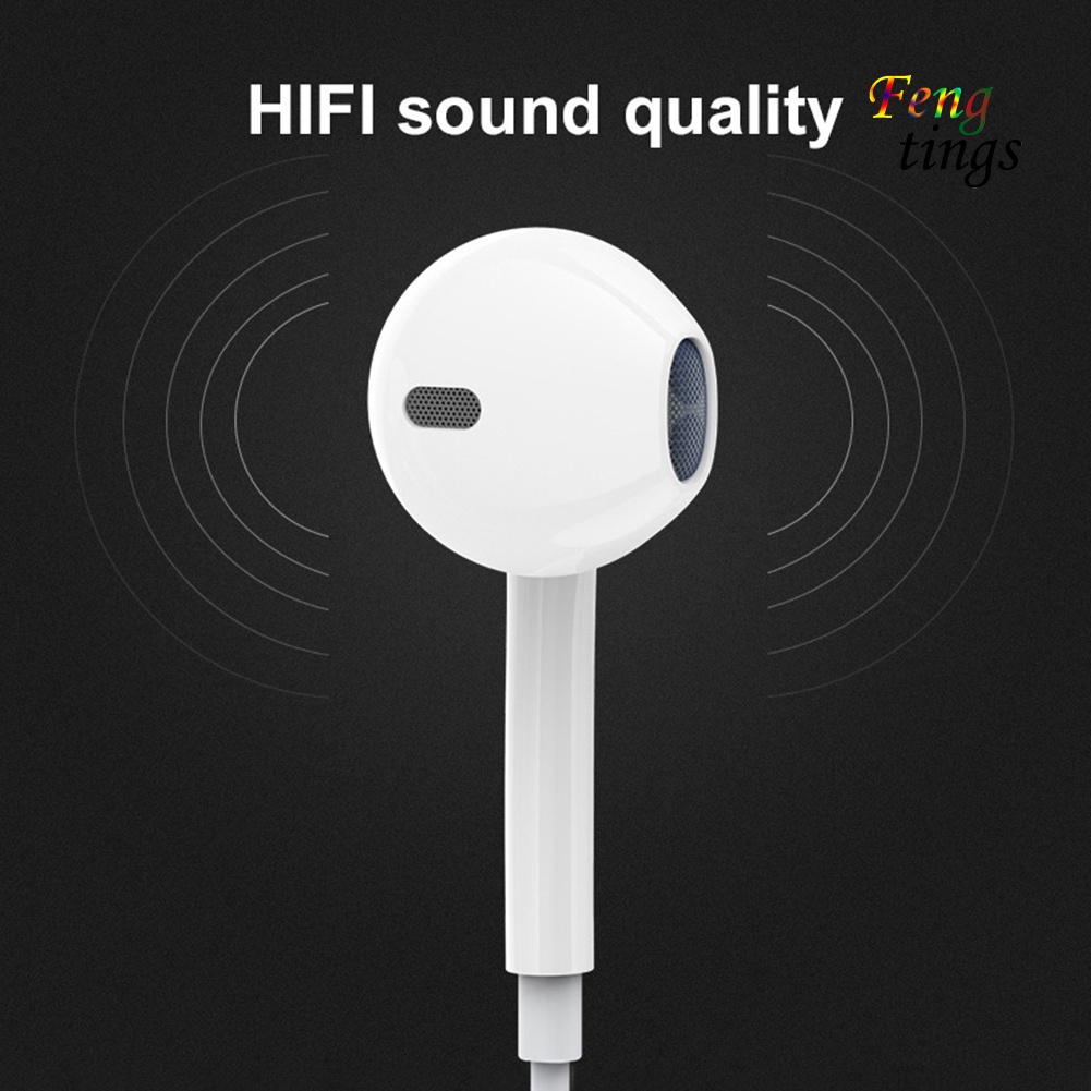 【FT】Wired Bluetooth In-Ear Earphone Heavy Bass Volume Control Headphone for iPhone 7