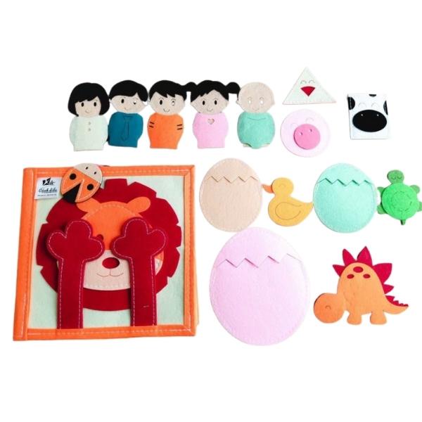 Đồ chơi Sách vải tương tác Bé Yêu Khám Phá - Metis Đồ chơi cho con