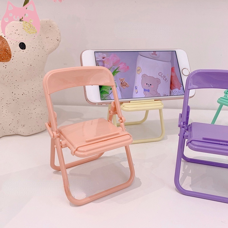 Giá Đỡ Điện Thoại Hình Ghế Ngồi Độc Đáo Tiện Dụng Cho iPhone/Samsung